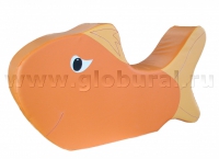 Напольная игрушка "Рыбка" с аппликацией (ВИК) - «globural.ru» - Кировград