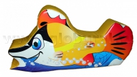 Напольная игрушка "Рыбка" с шелкографией (ВИК) - «globural.ru» - Кировград