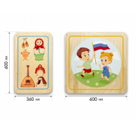 Набор стеновых панелей «Символы России - Культура» - «globural.ru» - Кировград