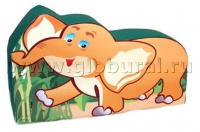 Напольная игрушка "Слоник" с шелкографией (ВИК) - «globural.ru» - Кировград