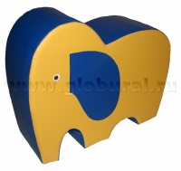 Напольная игрушка "Слон" с аппликацией (ВИК) - «globural.ru» - Кировград