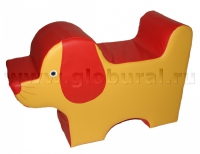 Напольная игрушка "Собака" с аппликацией (ВИК) - «globural.ru» - Кировград