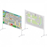 Магнитный стенд двусторонний "Азбука дорожного движения ПДД" - «globural.ru» - Кировград