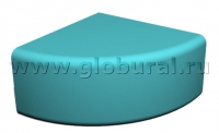 Угловой пуфик 48*48*25см (ВИК) - «globural.ru» - Кировград