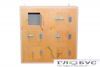 Тактильно-развивающая панель с шестью замочками и задвижками - «globural.ru» - Кировград