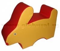 Напольная игрушка "Заяц" с аппликацией (ВИК) - «globural.ru» - Кировград