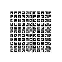 Поле aruco-меток, не бликующая поверхность 101 метка - «globural.ru» - Кировград