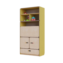 Стеллаж-трансформер с рабочим местом специалиста из коллекции «НЕГА» (желтый) - «globural.ru» - Кировград