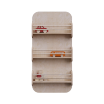 Настенная полка с тремя уровнями из коллекции «НЕГА» - «globural.ru» - Кировград