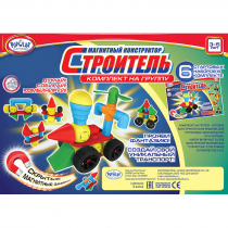 Магнитный конструктор Строитель. Комплект на группу - «globural.ru» - Кировград