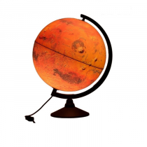 Глобус Марса с подсветкой D=320 - «globural.ru» - Кировград