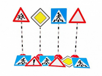 Комплект стоек "Дорожные знаки №2" - «globural.ru» - Кировград