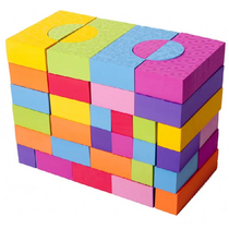 Конструктор мягкий 68 блоков - «globural.ru» - Кировград