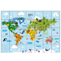 Коврик для логобота Пчелка "Карта Мира" - «globural.ru» - Кировград