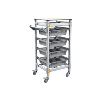 Тележка 1-секционная для учебных наборов и цифровых лабораторных комплексов SenseDisc - «globural.ru» - Кировград