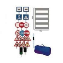 Набор знаков дорожного движения в чемодане (20 штук.) - «globural.ru» - Кировград