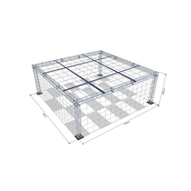 Огражденное пространство с защитной сеткой для безопасного пилотирования 8х8х3м  - «globural.ru» - Кировград