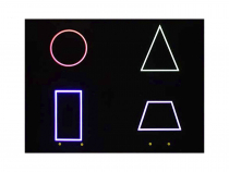 Интерактивная панель "Цветные фигуры-4" (вариант 1) - «globural.ru» - Кировград