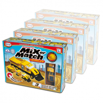 Магнитный конструктор Транспорт "Смешай и собери". Серия Строительная техника. Комплект на группу - «globural.ru» - Кировград