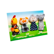 Набор пальчиковых кукол к сказке "Курочка Ряба" - «globural.ru» - Кировград