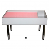 Световой столик для рисования песком напольный "Мультиколор" с кармашком для песка - «globural.ru» - Кировград