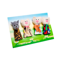 Набор пальчиковых кукол к сказке "Три поросенка" - «globural.ru» - Кировград