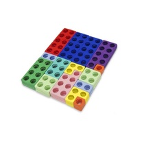 Нумирошка. Набор цветных пластиковых форм 80 штук в коробке по методике Нумикон - «globural.ru» - Кировград