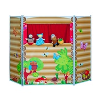 Учебный комплект "Домашний театр" с тематическими фигурками для представлений - «globural.ru» - Кировград