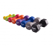 Набор неопреновых гексагональных гантелей от 0.5 кг до 5 кг - «globural.ru» - Кировград