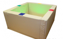 Интерактивный сухой бассейн с кнопками-переключателями 150х150х66см. - «globural.ru» - Кировград