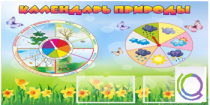 Стенд "Календарь природы" (вариант 2) - «globural.ru» - Кировград