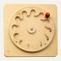 Тактильно-развивающая панель «Лабиринт-цветок» - «globural.ru» - Кировград