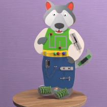 Бизиборд «Волчок-серый бочок» - «globural.ru» - Кировград