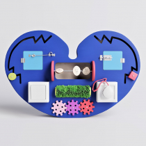 Бизиборд "Большое синее сердце" - «globural.ru» - Кировград