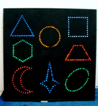 Интерактивная панель "Цветные фигуры-8" (вариант 2) - «globural.ru» - Кировград