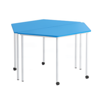 Комплект столов - трапеция (нерегулируемый) на 2 -х колесах - «globural.ru» - Кировград