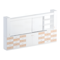 Раздвижная система аудиторных досок (бук/белый) - «globural.ru» - Кировград