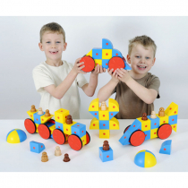 Набор Полидрон Магнитные блоки 3D Супер (комплект на группу, 68 деталей) - «globural.ru» - Кировград