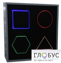 Интерактивная панель «Цветные фигуры-4» (вариант 3) - «globural.ru» - Кировград