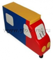 Напольная мягкая игрушка "Грузовик" каталка - «globural.ru» - Кировград
