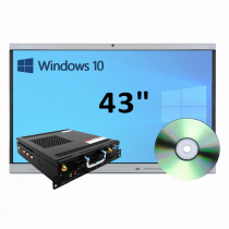 Интерактивная панель 43" (встроенный ПК, Win10) - «globural.ru» - Кировград