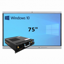Интерактивная панель 75" (встроенный ПК, Win10, Intel i5) - «globural.ru» - Кировград