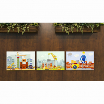 Комплект настенных панелей «Стройка» - «globural.ru» - Кировград