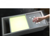 Интерактивный стол «Малыш», совмещенный со столом для рисования песком и с кармашком для песка - «globural.ru» - Кировград