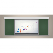 Многофункциональная раздвижная система аудиторных досок 75'' - «globural.ru» - Кировград