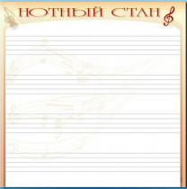 Доска магнитно-маркерная "Нотный стан" - «globural.ru» - Кировград