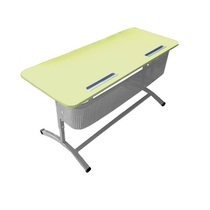 Стол ученический двухместный  "Асташка -2" с наклоном столешницы  - «globural.ru» - Кировград