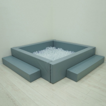 Сухой бассейн с шариками и RGB-подсветкой 140х140 см - «globural.ru» - Кировград