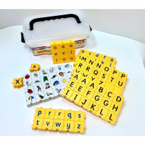 Обучающий конструктор «ПРОслова» Английский язык Заглавные и строчные буквы 96 деталей - «globural.ru» - Кировград