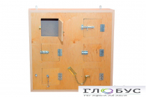 Тактильно-развивающая панель с шестью замочками и задвижками - «globural.ru» - Кировград